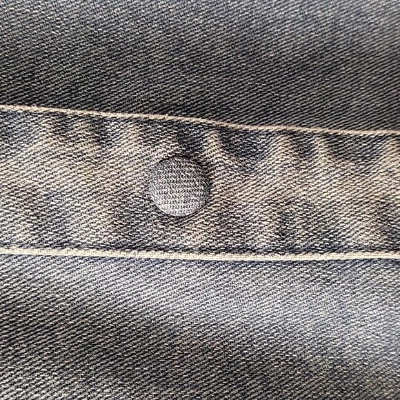 Bagatelle Denim Blue Button-Up Top Size L - Picture 6 of 12